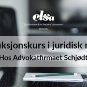 Introduksjonskurs i juridisk metode hos Advokatfirmaet Schjødt