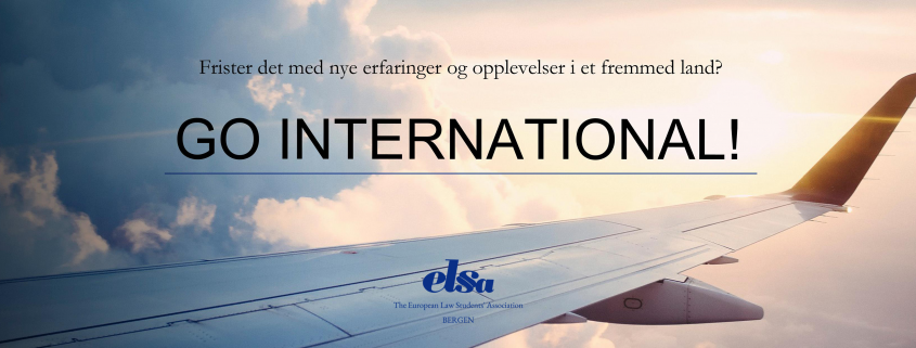 Go international med ELSA Bergen.